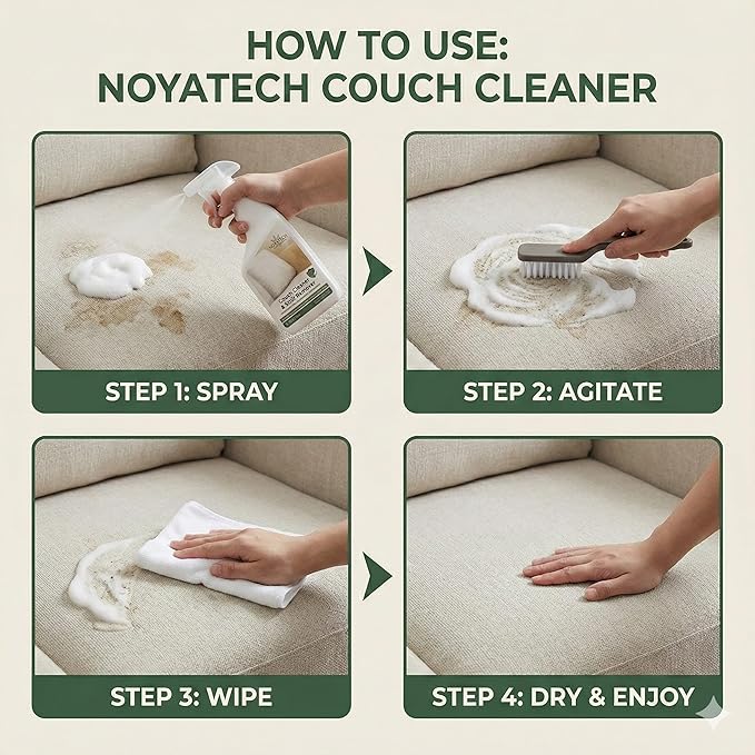 NOYATECH Couch Cleaner and Stain Remover Spray – Professional Strength - Image 4