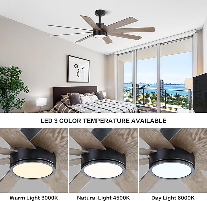 WINGBO 60" Large DC Ceiling Fans - Image 5