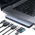 USB C Hub HDMI USB Adapter for MacBook Pro Air M3 M2 M1 2025-2018 13 14 16" by HODO