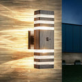 Delicavy Motion Sensor Outdoor Wall Light Fixture Up Down Porch Lights Modern by DELICAVYLIGHTING