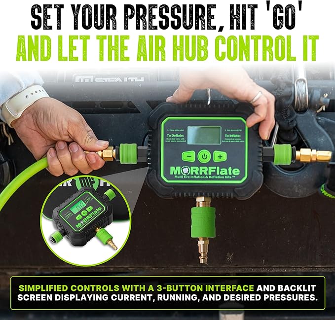 MORRFlate Air Hub + Air Hub Hoses Quad 155" Wheelbase 4 Tire Inflation - Image 2