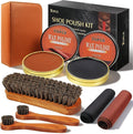 TOPUS Valentines Day Gifts Shoes Polish Kit, 3 Pieces Horsehair Brushes in by Unknown