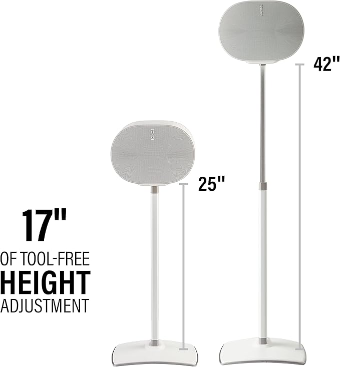 Sanus Height Adjustable Speaker Stands - Image 6