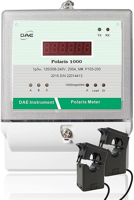 DAE P103-100 KIT UL, kWh Smart Submeter Polaris 1000, 1 or 2 Phase, 3 Wire by DAEControls