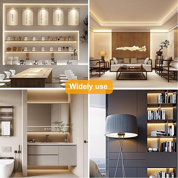 Pandery COB LED Strip Lights Natural White, 24V Dimmable led Light Strip KIT - Image 7