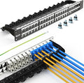 PBAEGAV 48 Port Patch Panel Blank UTP/STP 1U 19" Keystone Patch Panel by PBAEGAV