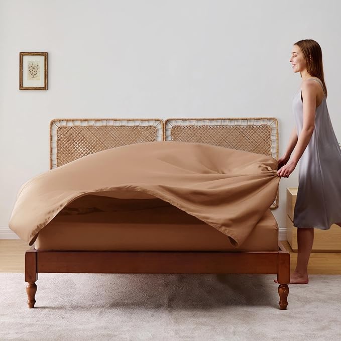 Bedsure California King Sheet Sets, Cooling Sheets - Image 4