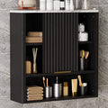 Bathroom Wall Cabinet, Fluted Medicine Cabinet by HOCAT