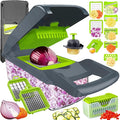 Vegetable Chopper Dicer with Container | Cheese Grater Mandoline Slicer Cabbage by Dewpeton