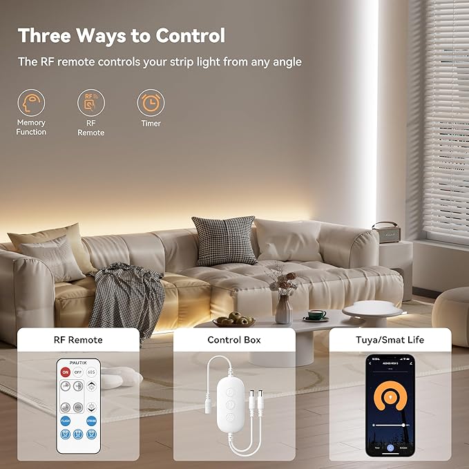 PAUTIX 2-Way RF WiFi Smart Remote Dimmer - Image 8