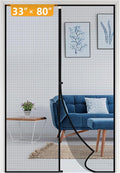 yotache Magnetic Screen Door Fits Door Size 33 x 80, Screen Size 35" x 81" by yotache