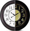 Koosome 18 Inch Lighted Wall Clock Outdoor Clocks by Unknown