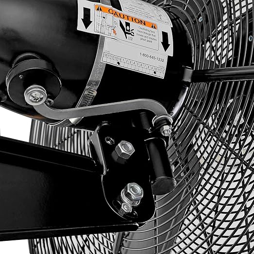 Global Industrial 30" Outdoor-Rated Oscillating Wall-Mount Fan, 2 Speed - Image 4