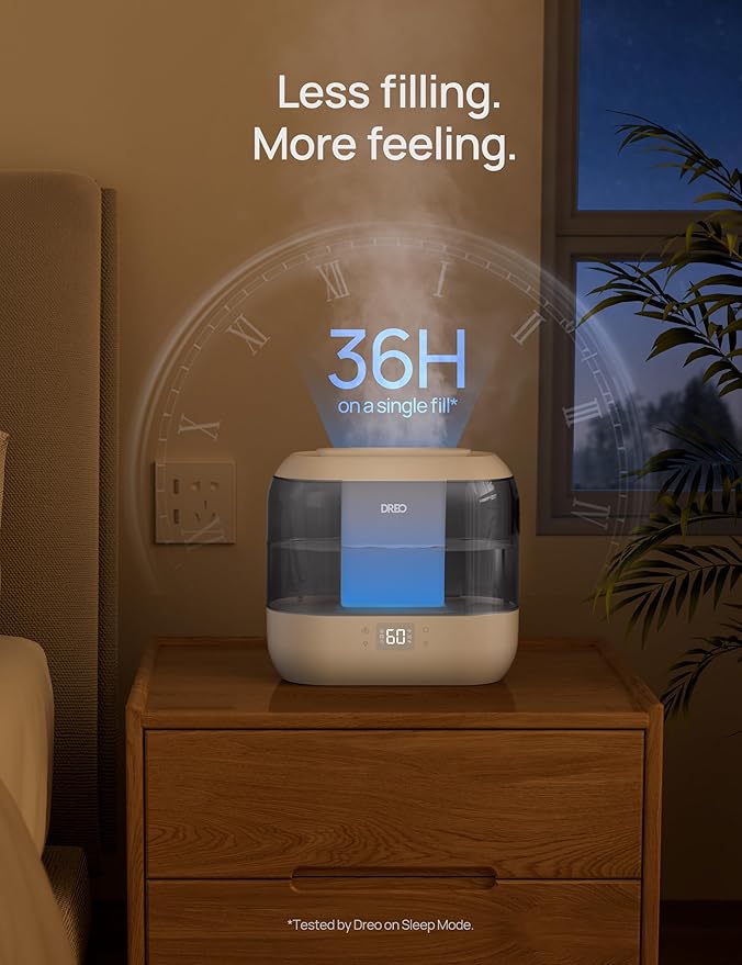 DREO Smart Humidifiers for Bedroom, Top Fill 4L Supersized Humidifier Large Room - Image 7