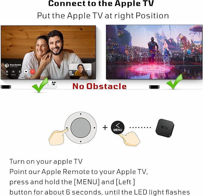 Replacement Remote Control for Apple TV Remote. 1-Year Warranty. - Image 4