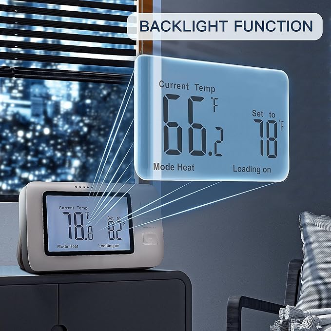 Wireless Thermostat for House, SENSTREE Remote Temperature Controller, - Image 3