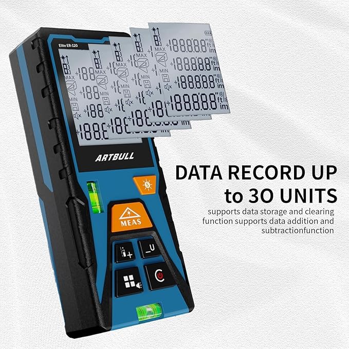 Laser Distance Meter 393ft – Digital Laser Measuring Tool - Image 3