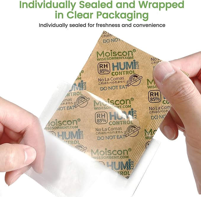 Wisesorb 45 Pack 85% RH Size 8 Two-Way Humidity Control Packs - Image 4