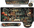 LIMKRIAN Goth Skull Mouse Pad Set Large Desk Mat by LIMKRIAN