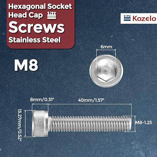 Kozelo 15pcs Socket Head Cap Screws - Image 2