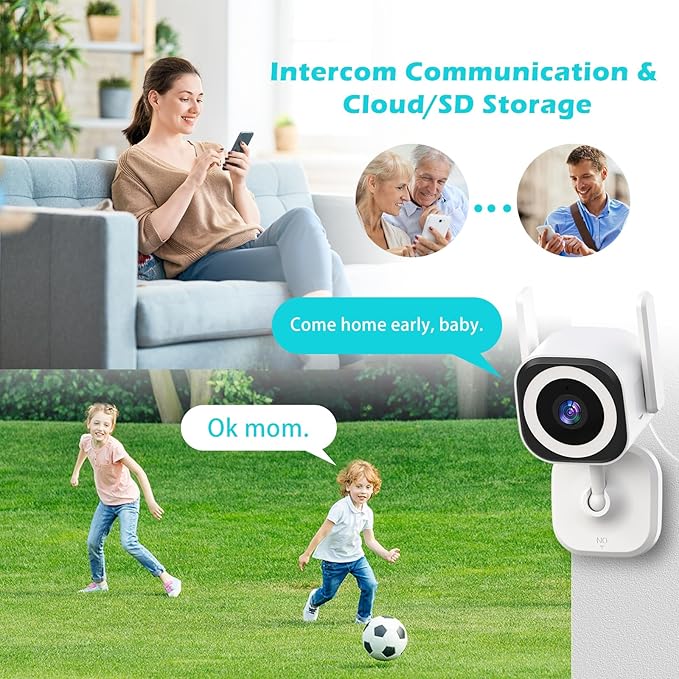 GUOANVISION Dual-Antenna Stable 5G WiFi Security Camera, 3X Zoom 2K Outdoor - Image 7