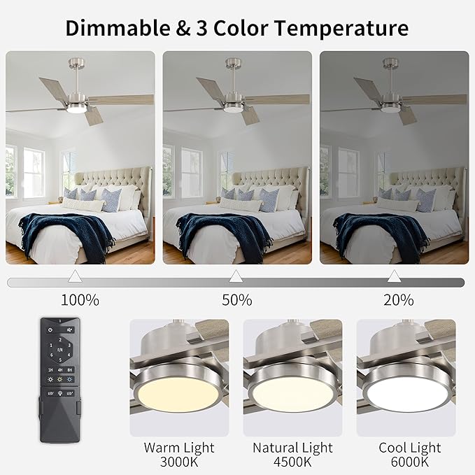 WINGBO 54 Inch Ceiling Fan - Image 5