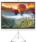 Projector Screen 84" with Floor Standing Portable Fold-Out Roll-Up Tripod Manual by PyleUSA
