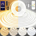 Pandery COB LED Strip Light, CCT Dimmable Strips Light, 2700K-6500K, 8mm Wide by PanderyCOBLightUPYourLife