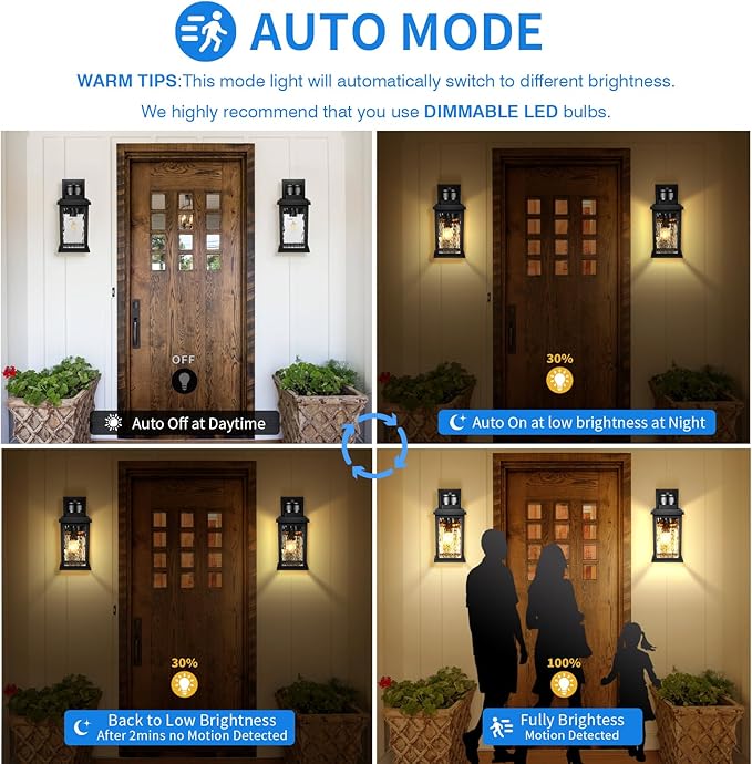 VIANIS Porch Lights Outdoor - Image 8