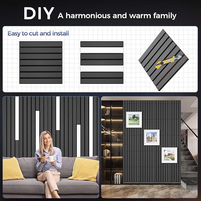 BSHEAD 16 Pack Large Fold Soundproof Wall Panels, High Density, Thicker 0.47in - Image 4