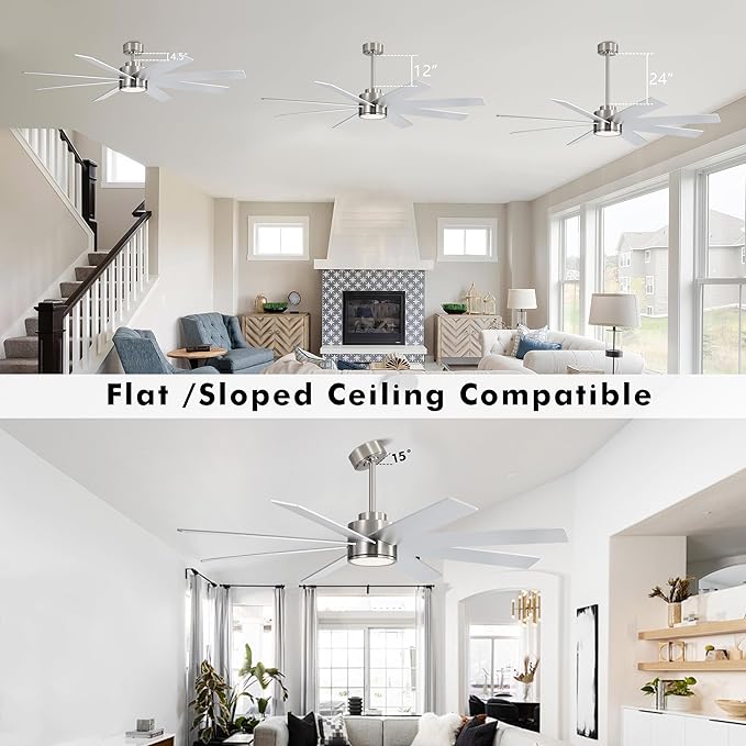 WINGBO 72" Large DC Ceiling Fans - Image 6