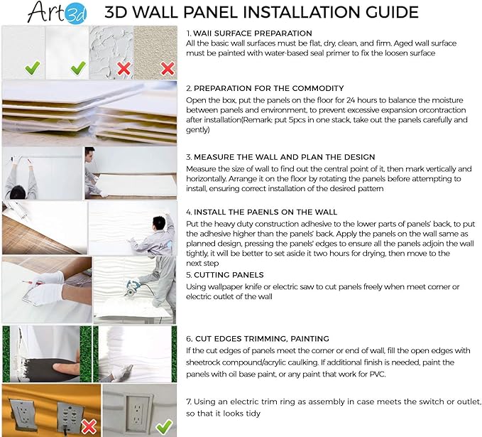 Art3d Decorative 3D PVC Wall Panel - Image 6