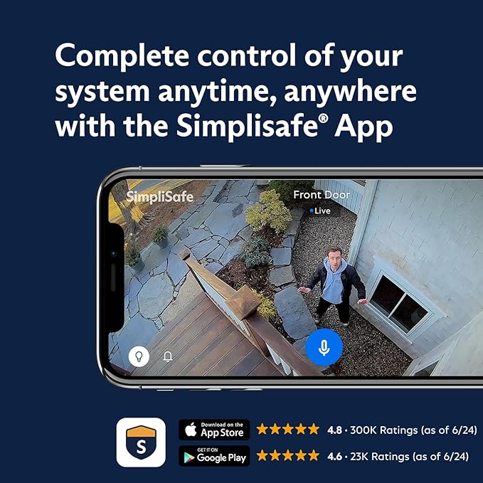 SimpliSafe 7 Piece Wireless Outdoor Camera Home Security System - Image 11