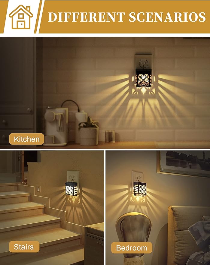 DORESshop Plug in Night Light, Night Lights Plug Into Wall, Dusk to Dawn Sensor - Image 5