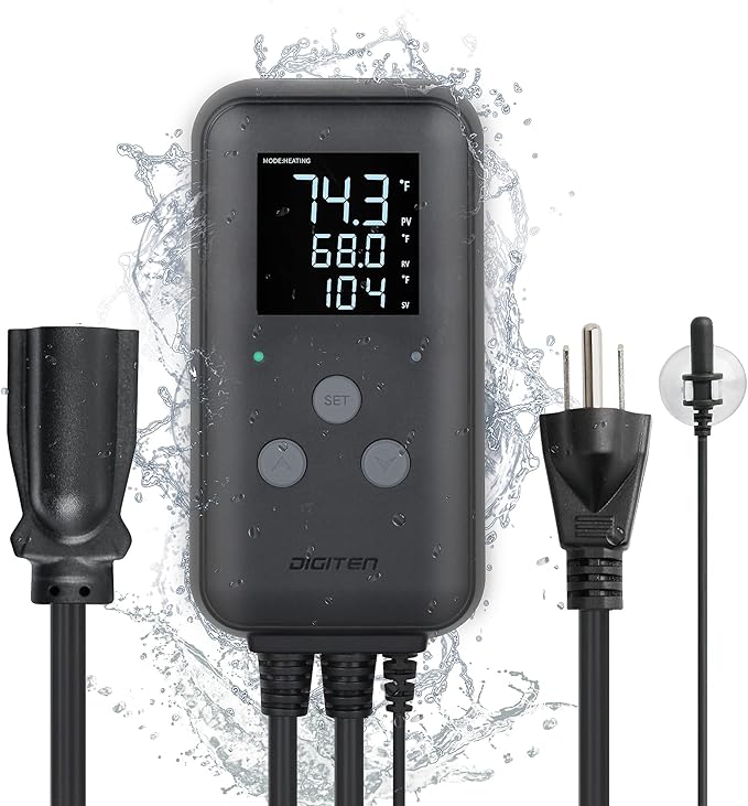 DIGITEN Heat Mat Thermostat Waterproof Temperature Controller DTC315 Greenhouse by DIGITEN