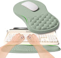 KUOSGM 2-in-1 Ergonomic Set, Wave Rise Keyboard Wrist Rest and Massage Bulge by KUOSGM