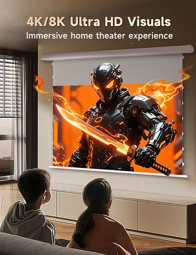 120" PureVision Motorized Projector Screen - Image 3