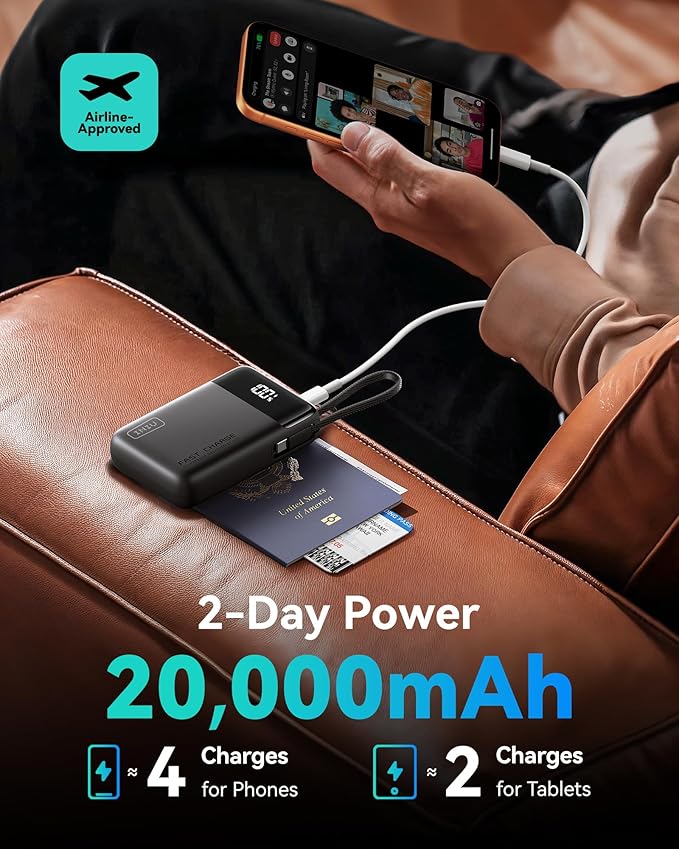 INIU Portable Charger, Small 20000mAh Power Bank - Image 5