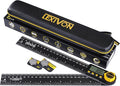 LEXIVON Aluminum Digital Angle Finder Gauge, 10-inch/250mm Multi-Purpose by LEXIVONTools