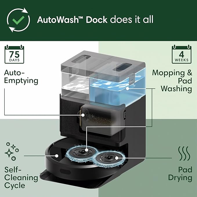 iRobot Roomba Plus 405 2in1 Vacuum & Mop Robot - Image 8