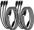 IDISON USB C Multi Charging Cable, 3 in 1 Charging Cable Nylon Braided USB-C by IDISON