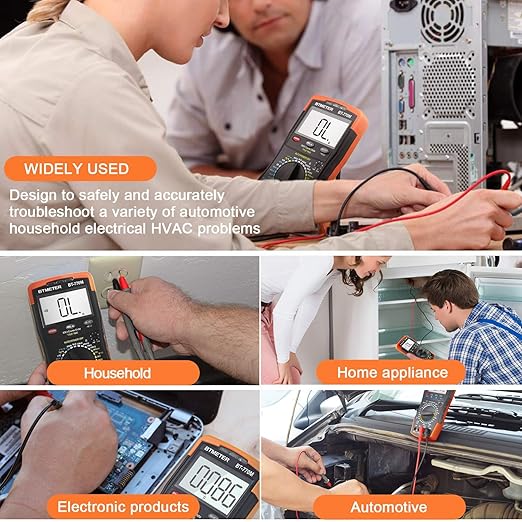 Digital Multimeter TRMS 6000 Count, BTMETER BT-770M Auto/Manual Ranging DMM - Image 7