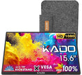 Kado Portable Monitor 15.6'' 1080p, 100% sRGB USB-C HDMI Gaming Monitor by Kado