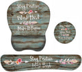 Mouse Pad Wrist Support and Keyboard Wrist Rest Set by Unknown