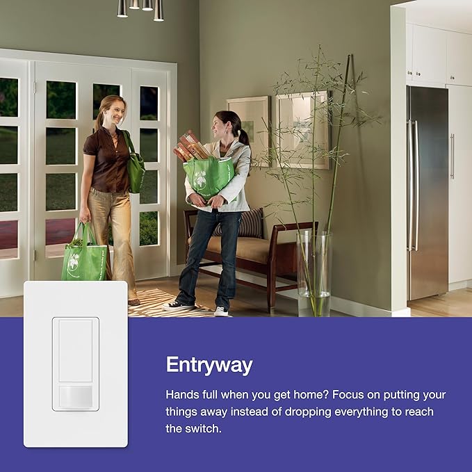 Lutron Maestro Motion Sensor Light Switch Indoor - Image 3