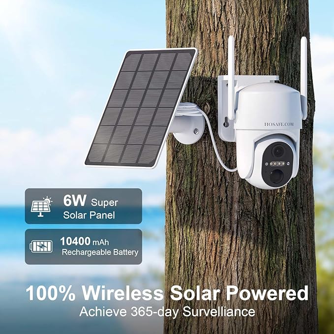 HOSAFE.COM 4G LTE Cellular Security Camera Outdoor, No WiFi Security Camera - Image 3