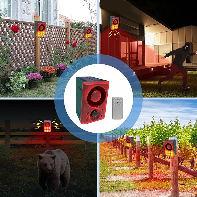 ChunHee Solar Outdoor Motion Sensor Alarm - Image 6