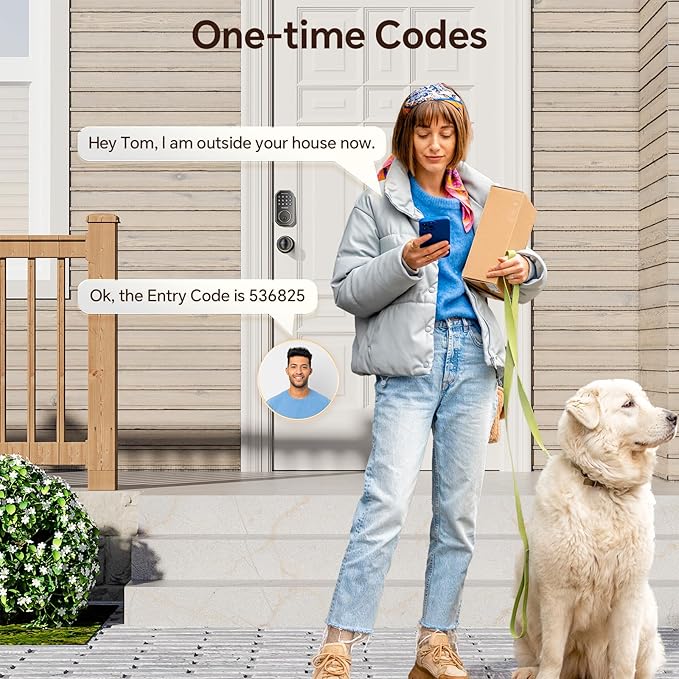 VCHOO Keyless Entry Door Lock Set WiFi Smart App Control Door Lock - Image 7