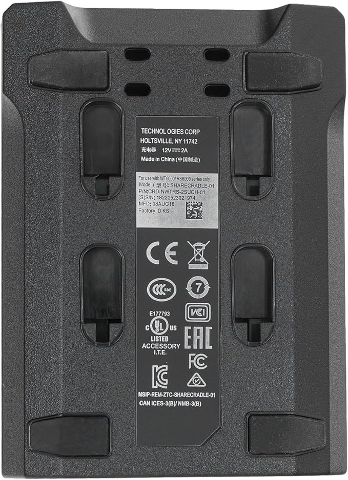 Charging Cradle Kit for Zebra WT6000 RS6000 Handheld Android Barcode Scanner - Image 7