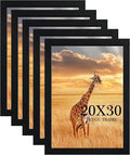 TKYGU 20x30 Poster Frame Black Set of 5, Woodgrain Frame by TKYGU